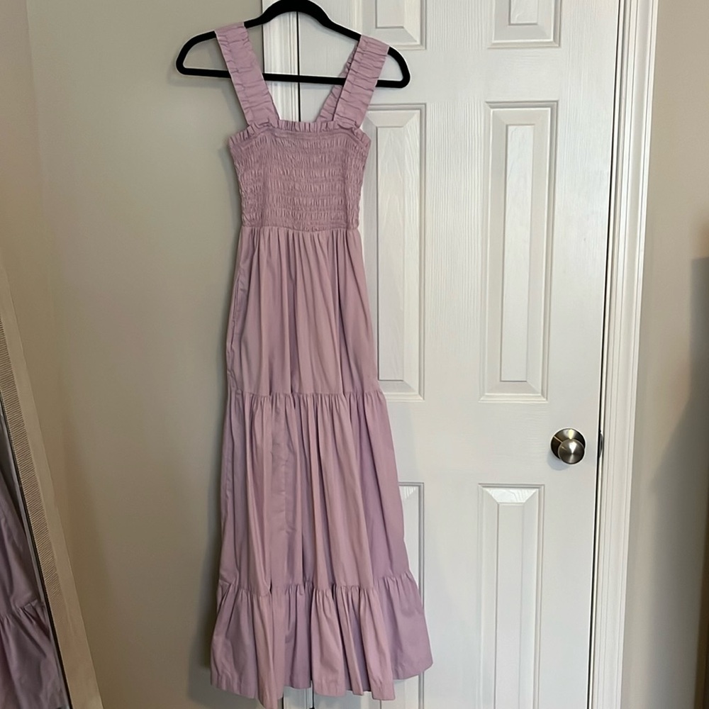 Abercrombie lilac maxi dress
